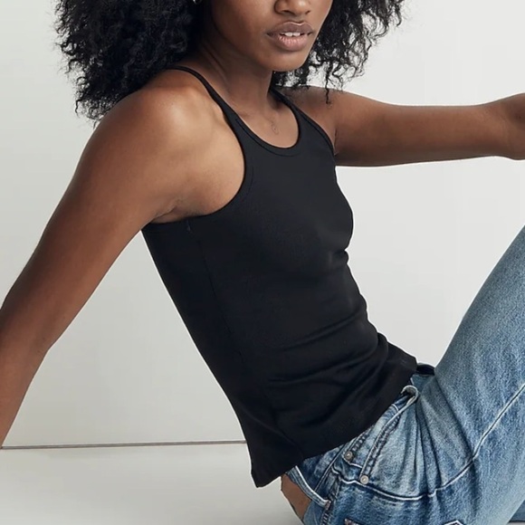Madewell bright side ‘90s tank top true black - Picture 1 of 4